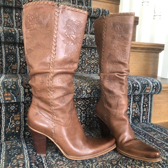 Bronx Shoes - Bronx Brown Heeled Boots